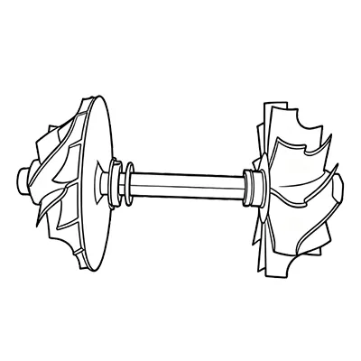 Turbocharger and component balancing